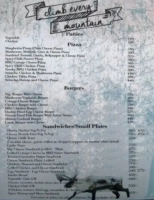 Sakley's Restaurant & Pastry Shop Menu